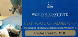 Dr. Calixto Membro do The World FUE Institute